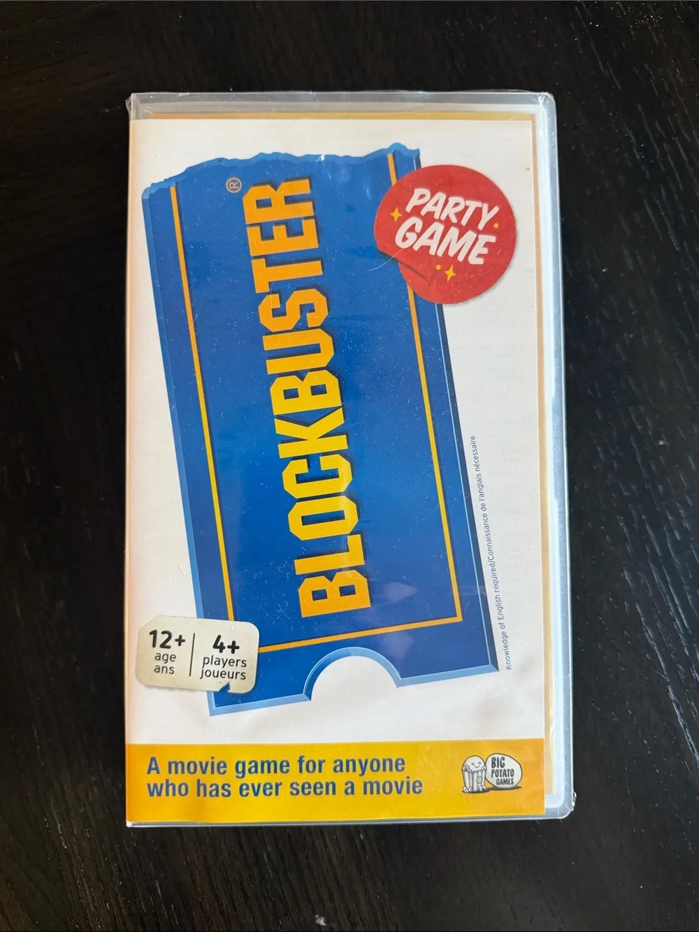 Blockbuster Party Game - Blue